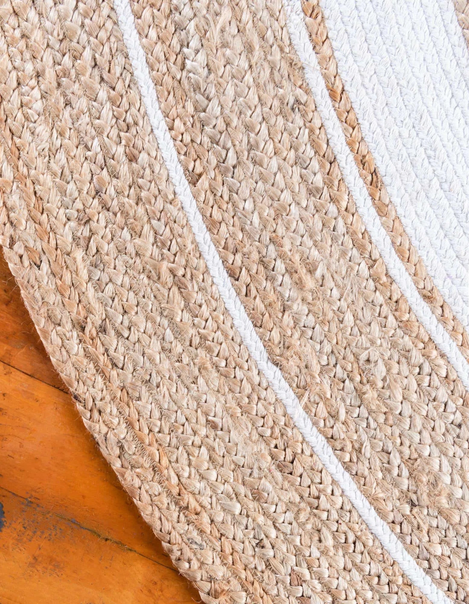 Istanbul Natural Beige White Carpet (Round)