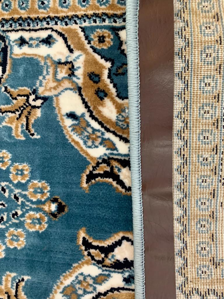 Prayer Mat Teal-Blue-Medium Pile 80 x 125 cm (2.6 x 4.1 ft)