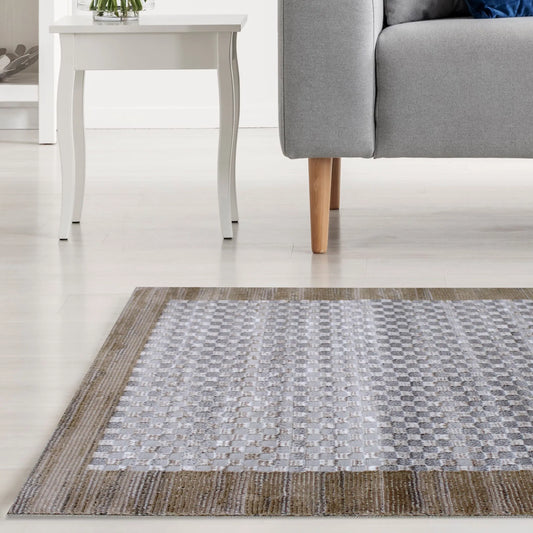 Matrix Beige, Grey Carpet (Runner)