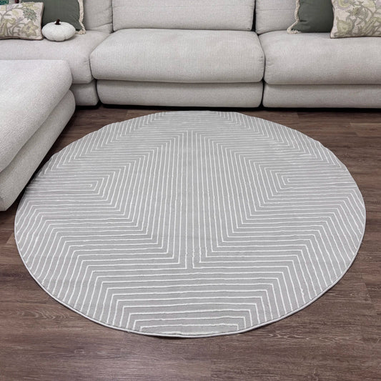 Lito Grey Carpet (Round)