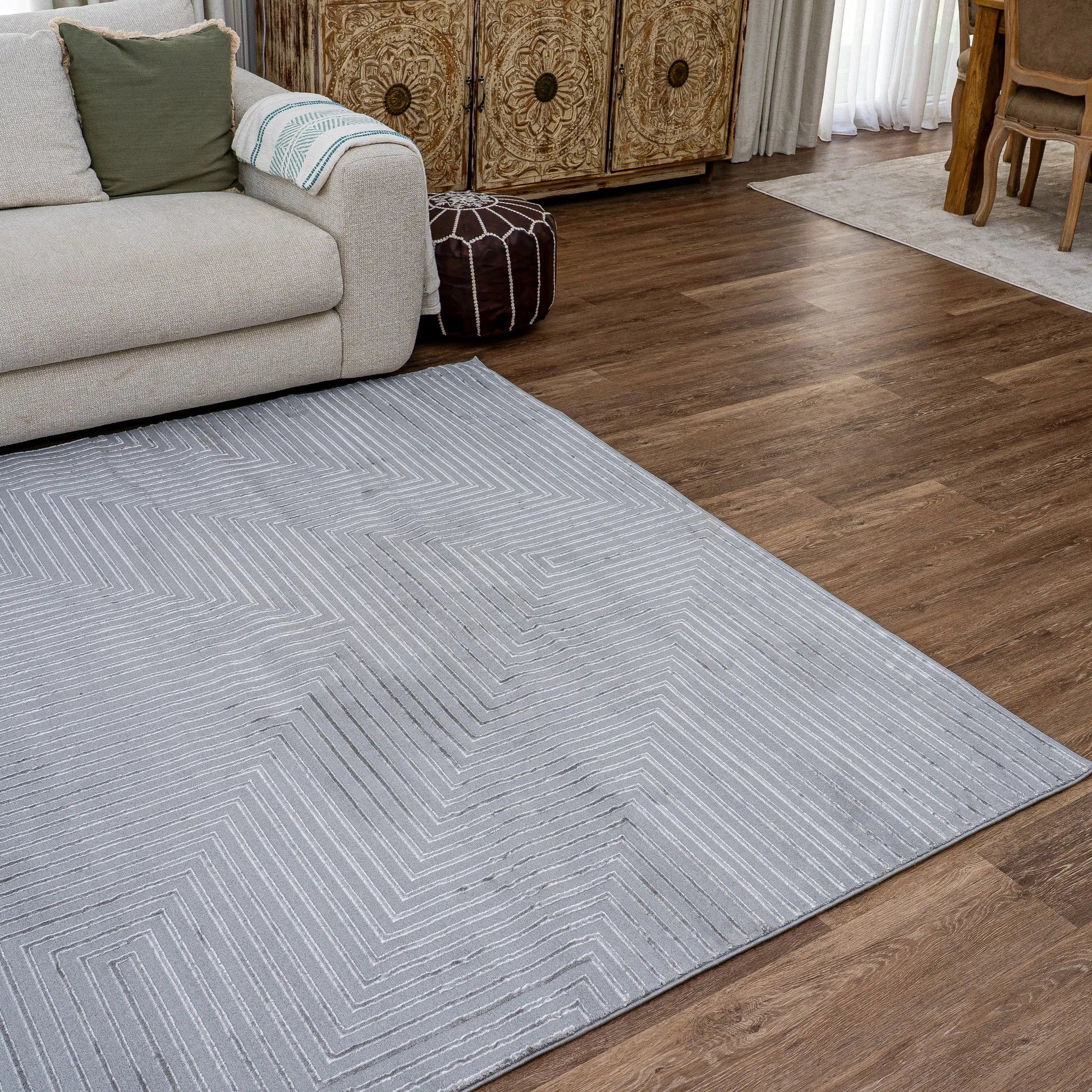 Myrina Grey Carpet (Rectangle)