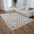 Lupin Grey, Beige Carpet (Rectangle)
