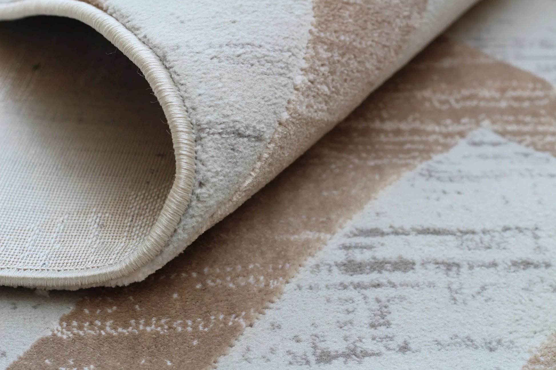 Lupin Grey, Beige Carpet (Rectangle)