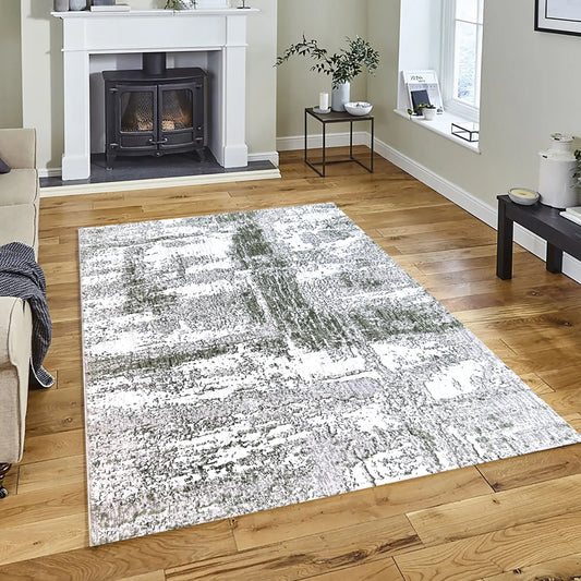 Dew Beige, Green Carpet (Rectangle)