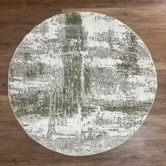 Dew Beige, Green Carpet (Round)