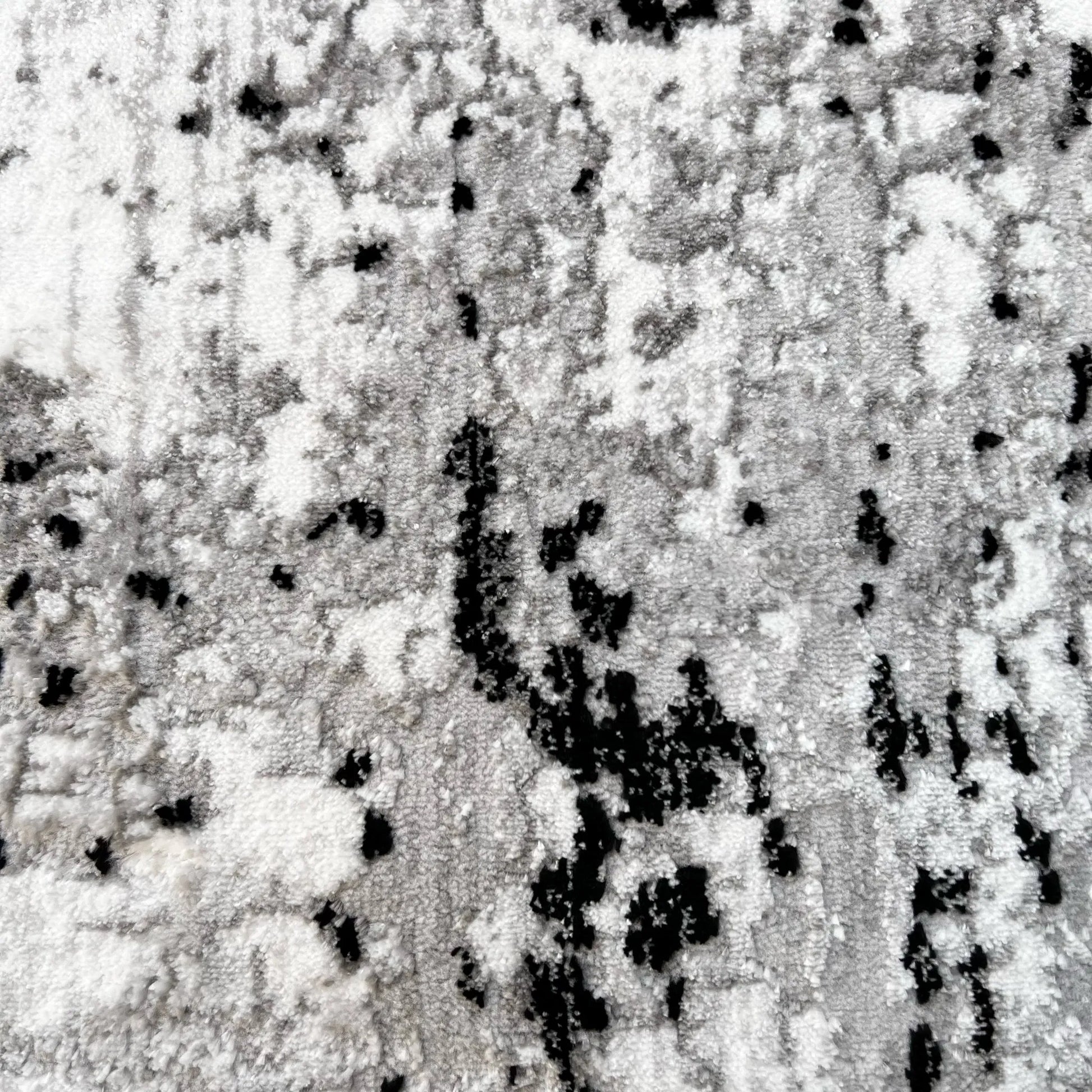 Supremo Grey, Black Carpet (Rectangle)