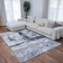 Supremo Grey, Black Carpet (Rectangle)