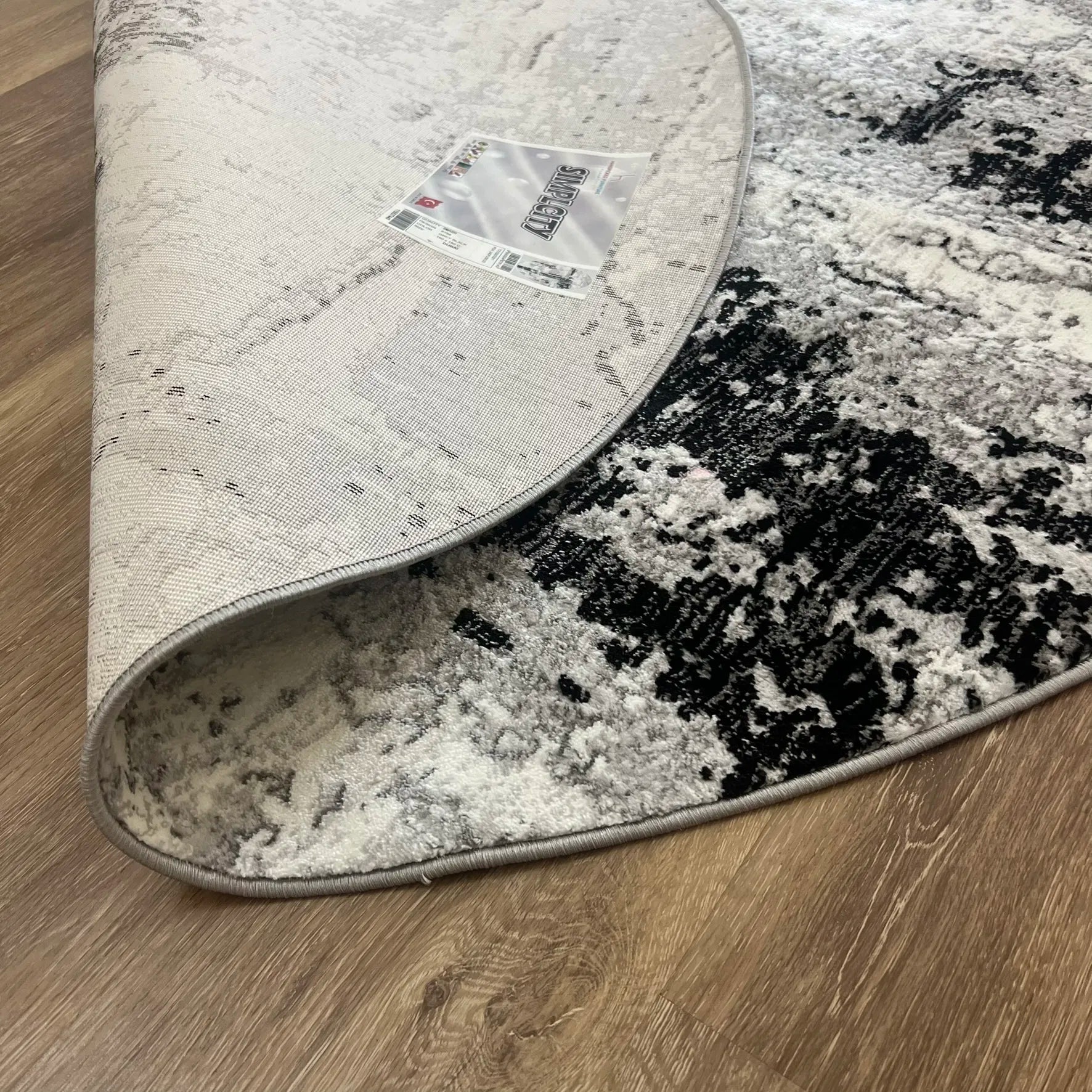 Supremo Grey, Black Carpet (Runner)