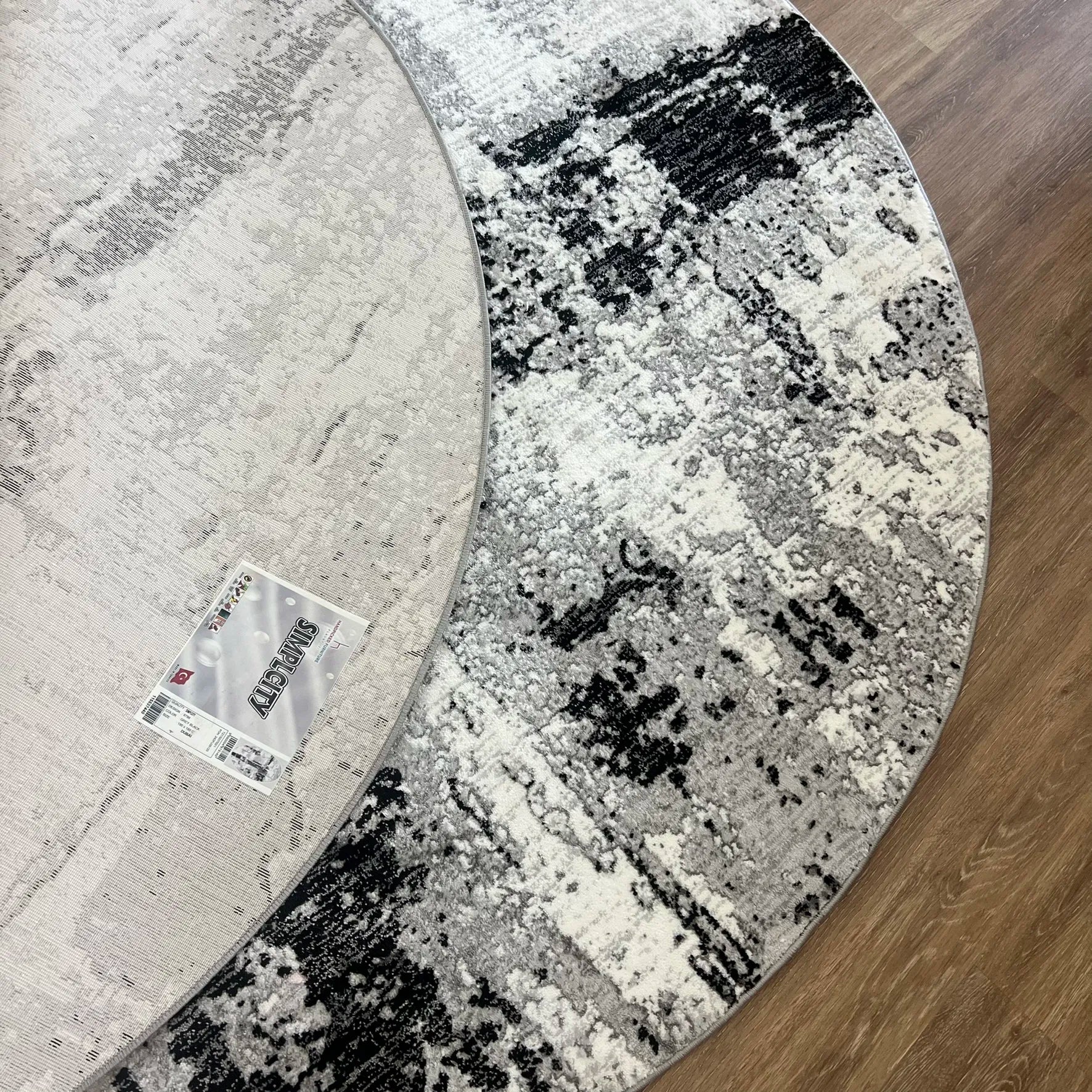 Supremo Grey, Black Carpet (Runner)