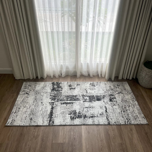 Supremo Grey, Black Carpet (Runner)