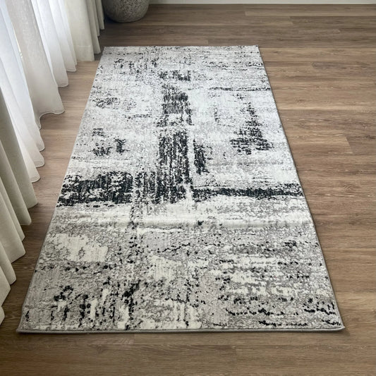 Supremo Grey, Black Carpet (Runner)