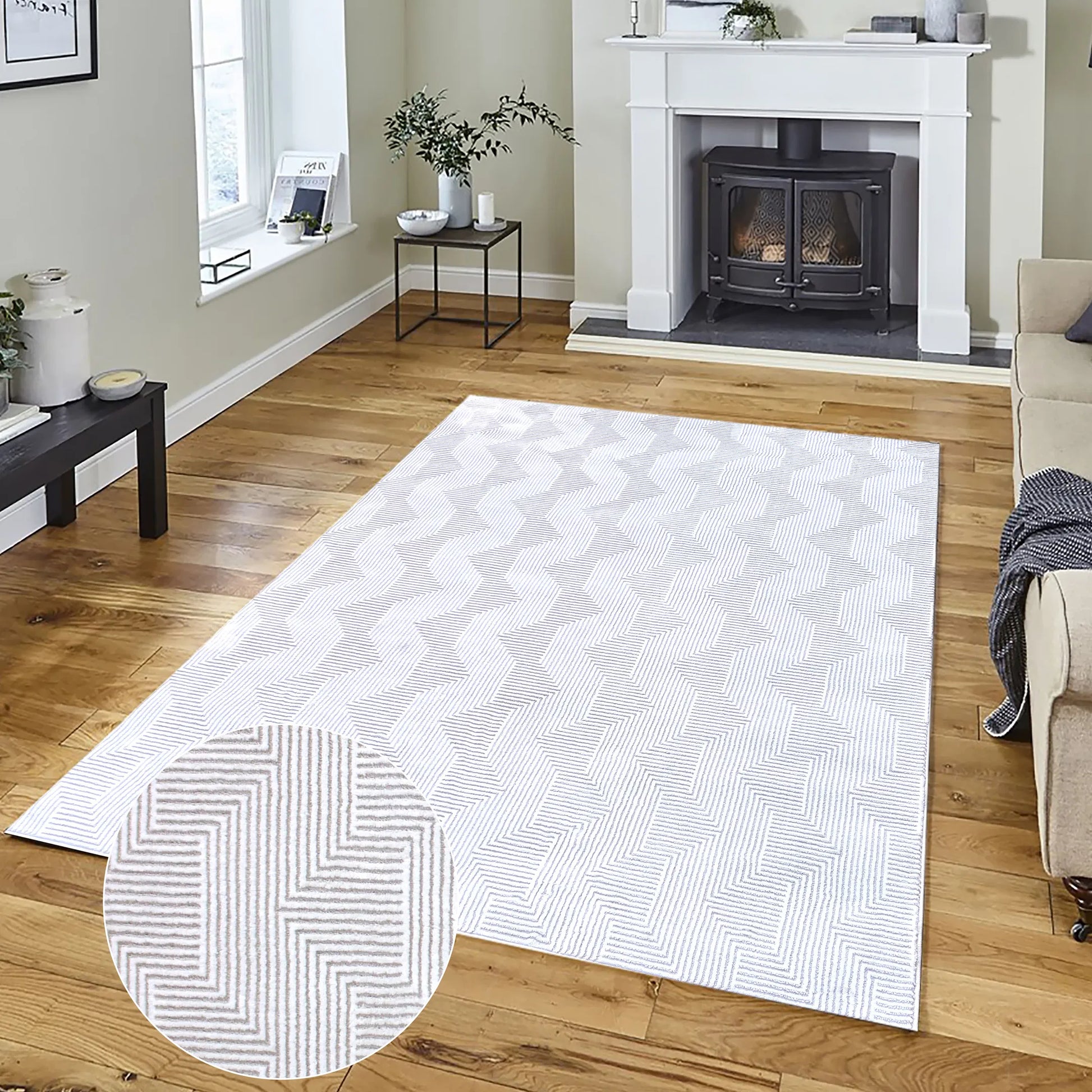 Mohen Cream Carpet (Runner)