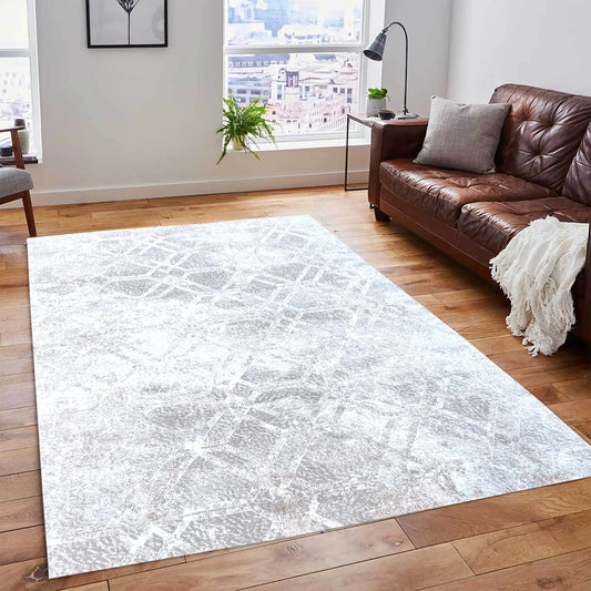 Yaris Beige, Brown Carpet (Rectangle)