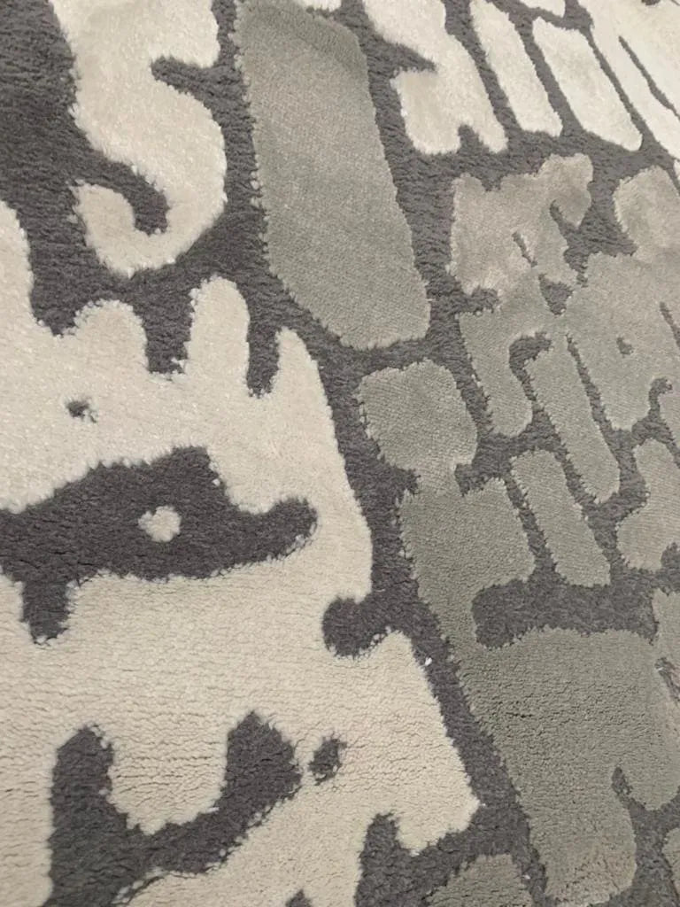 Glass Break rug-Grey  -Medium Pile-Multiple Sizes