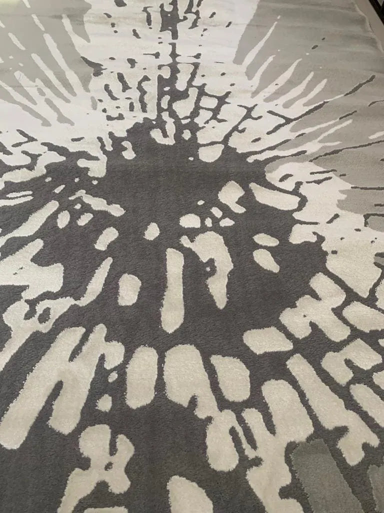 Glass Break rug-Grey  -Medium Pile-Multiple Sizes