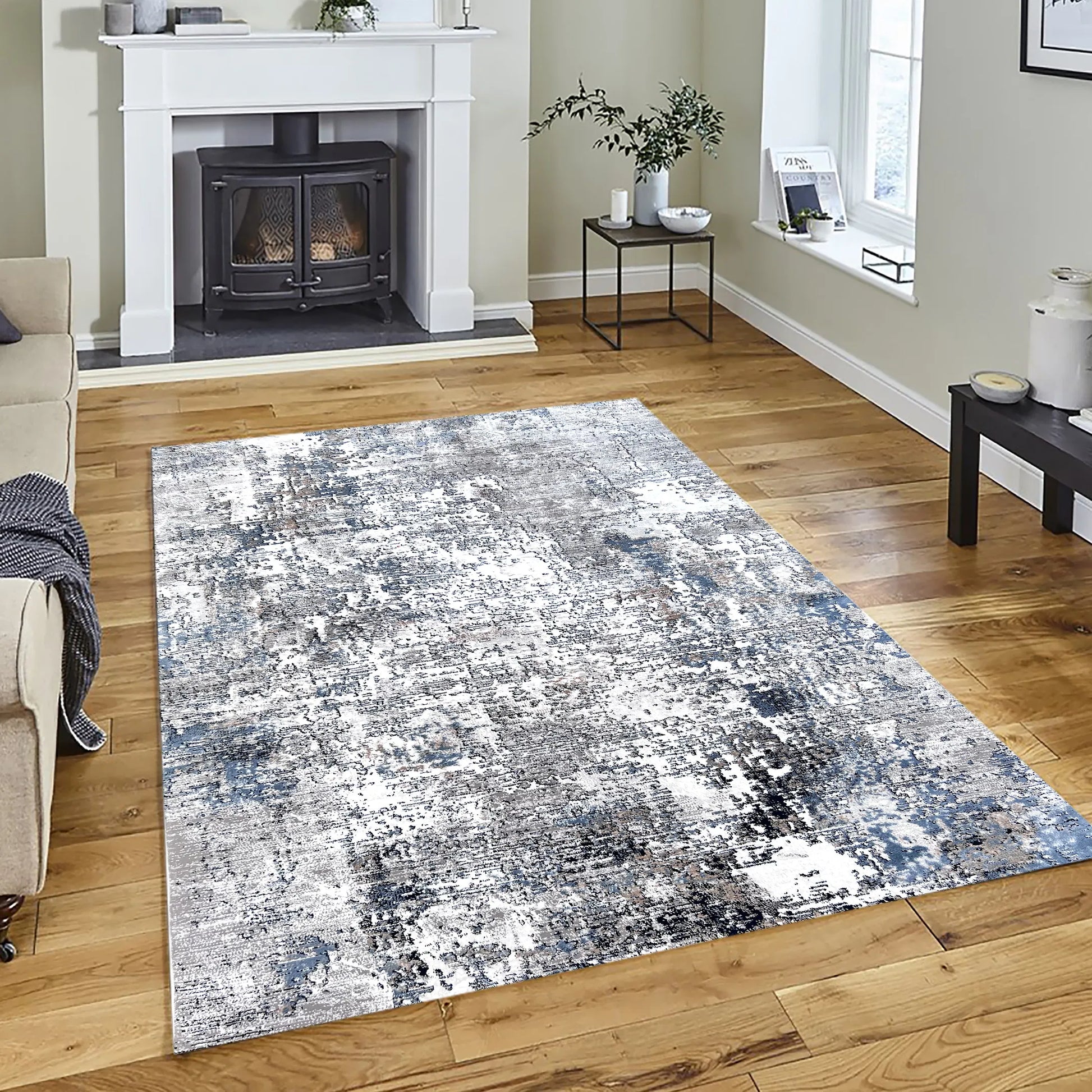 Paula Navy Blue Carpet (Runner)