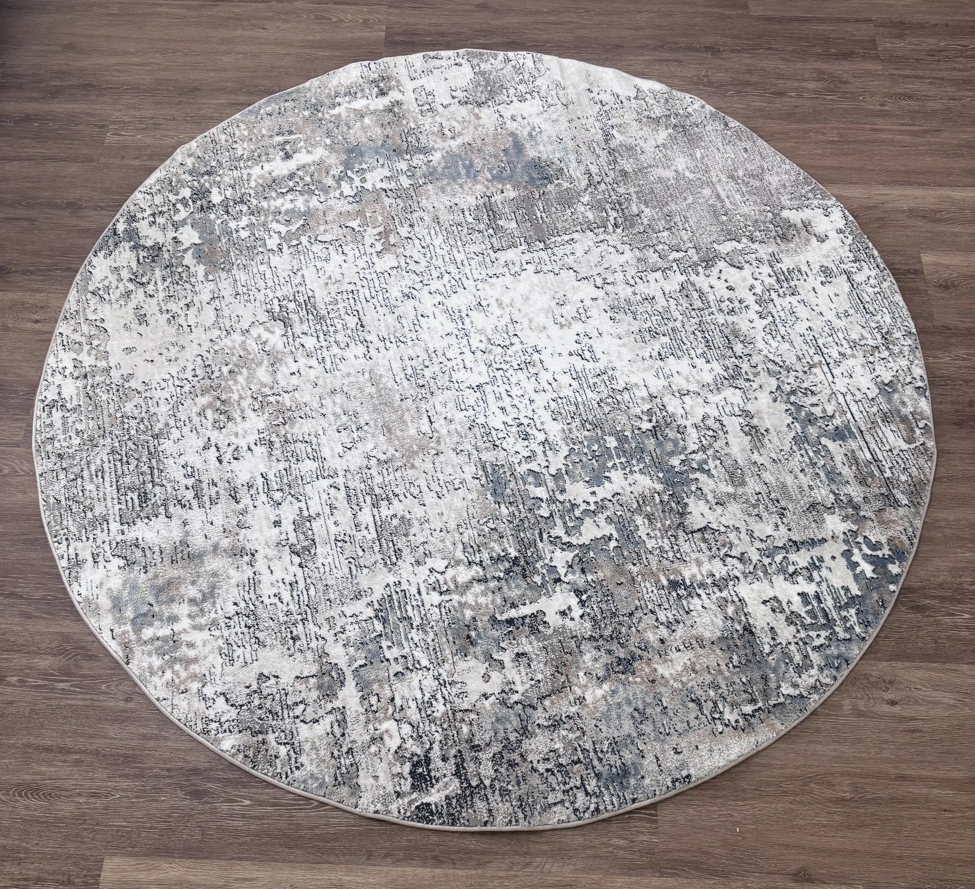 Paula Navy Blue Carpet (Round)