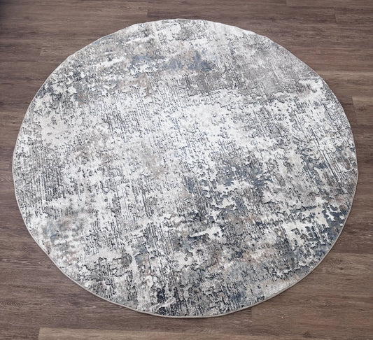 Paula Navy Blue Carpet (Round)