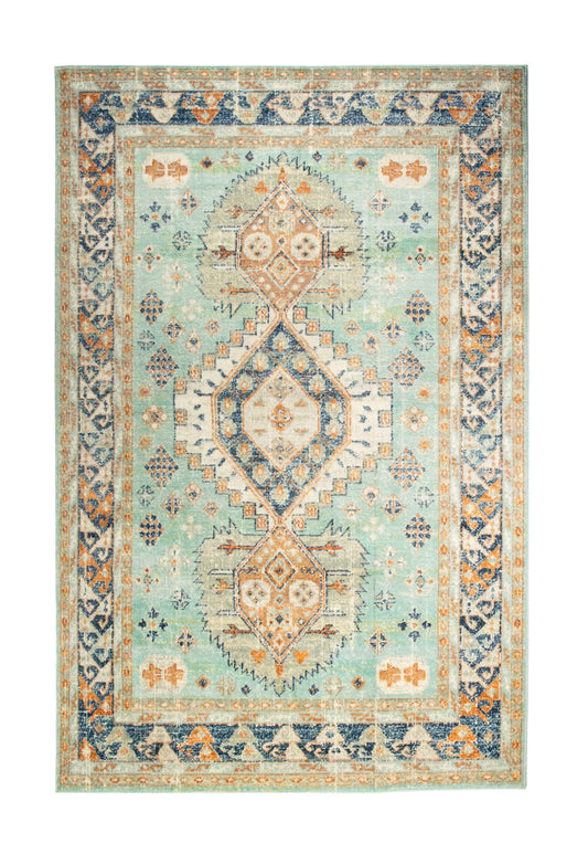 Drama Aqua Blue Carpet (Rectangle)