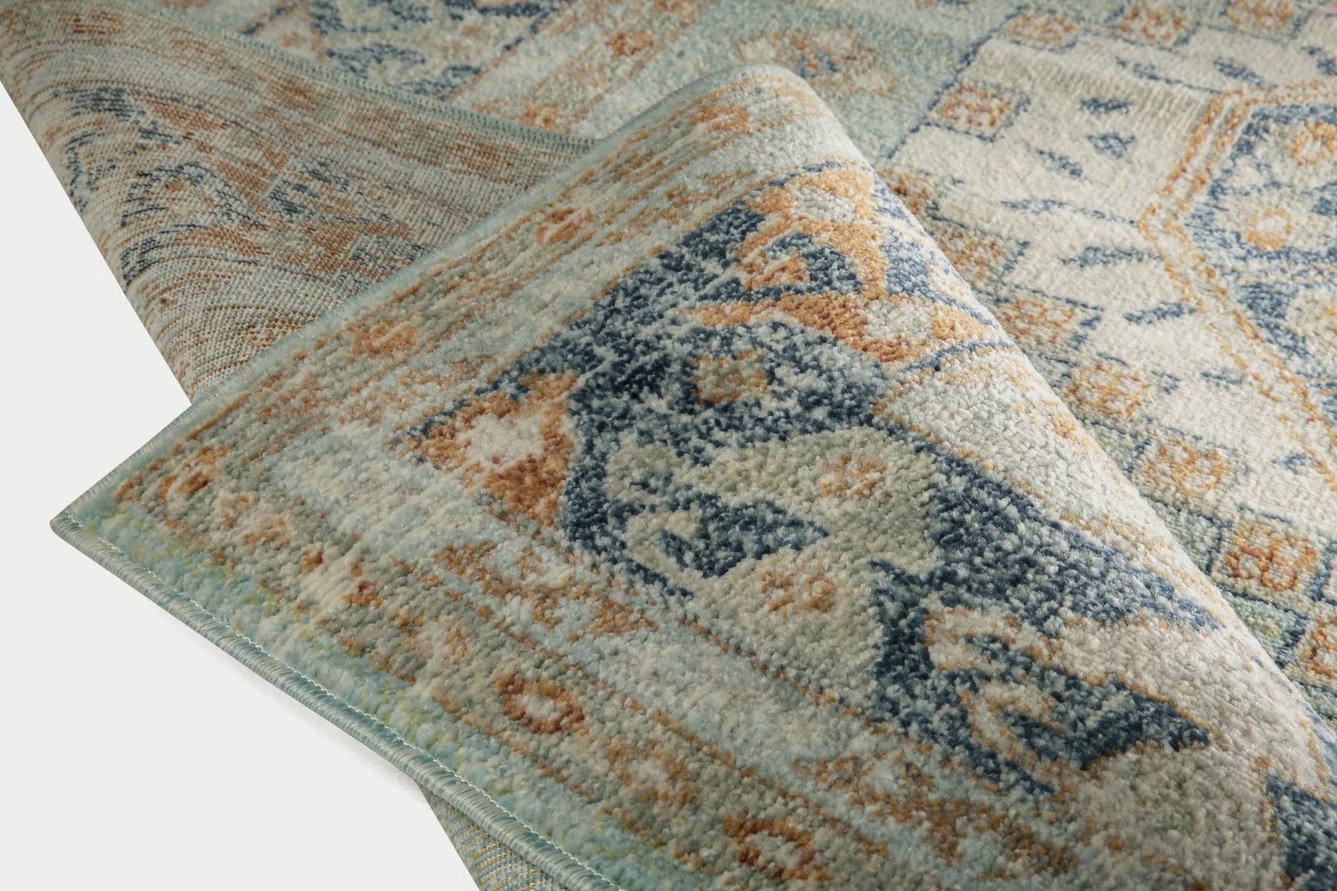 Drama Aqua Blue Carpet (Rectangle)