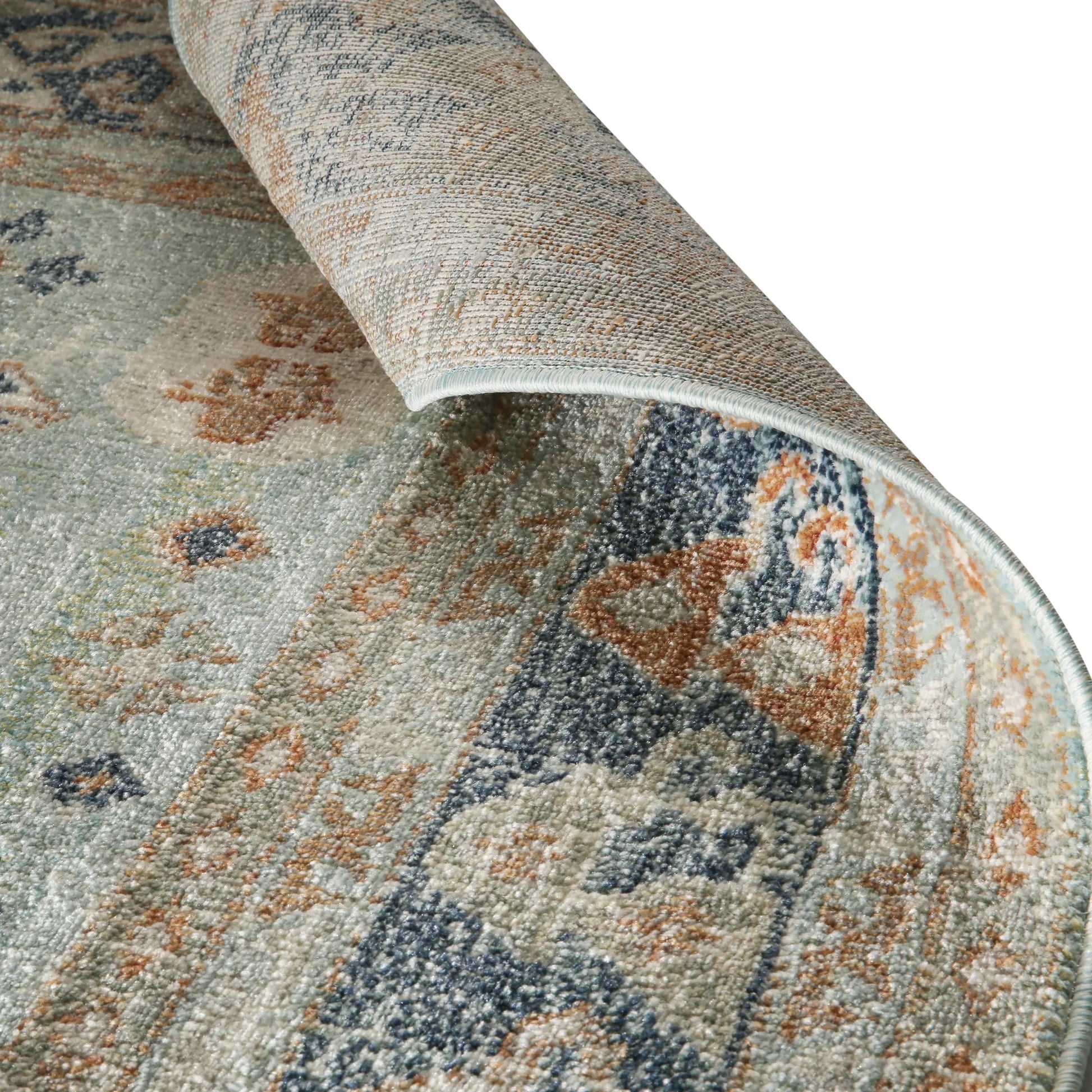 Drama Aqua Blue Carpet (Rectangle)