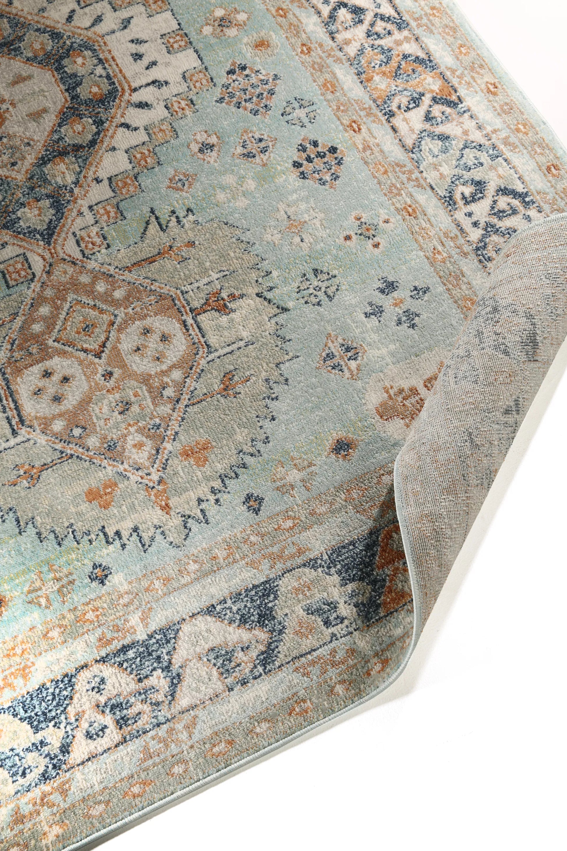 Drama Aqua Blue Carpet (Rectangle)