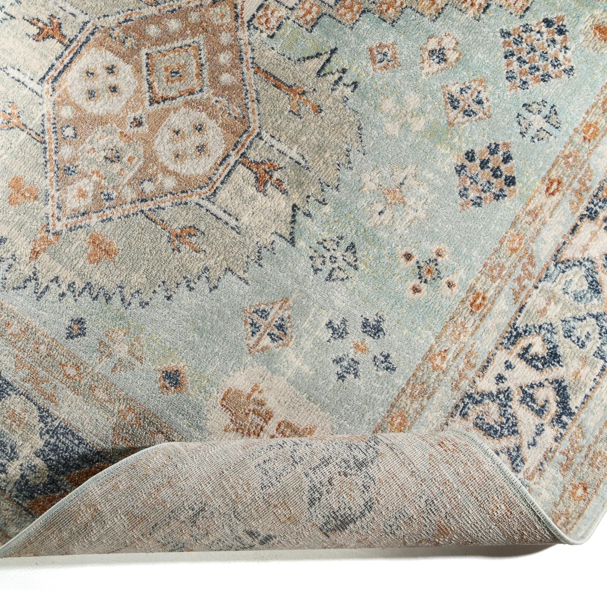 Drama Aqua Blue Carpet (Rectangle)