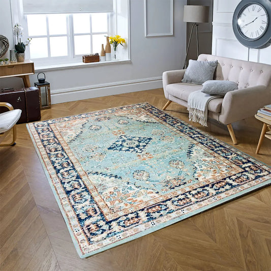 Castor Aqua Blue Carpet (Rectangle)