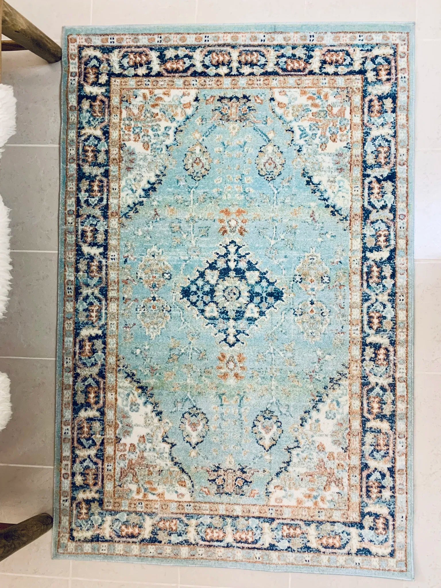 Castor Aqua Blue Carpet (Rectangle)