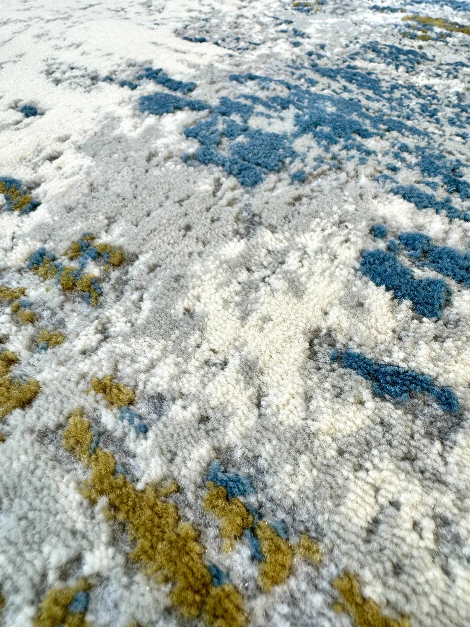 Sur Grey Sky Blue Carpet (Rectangle)