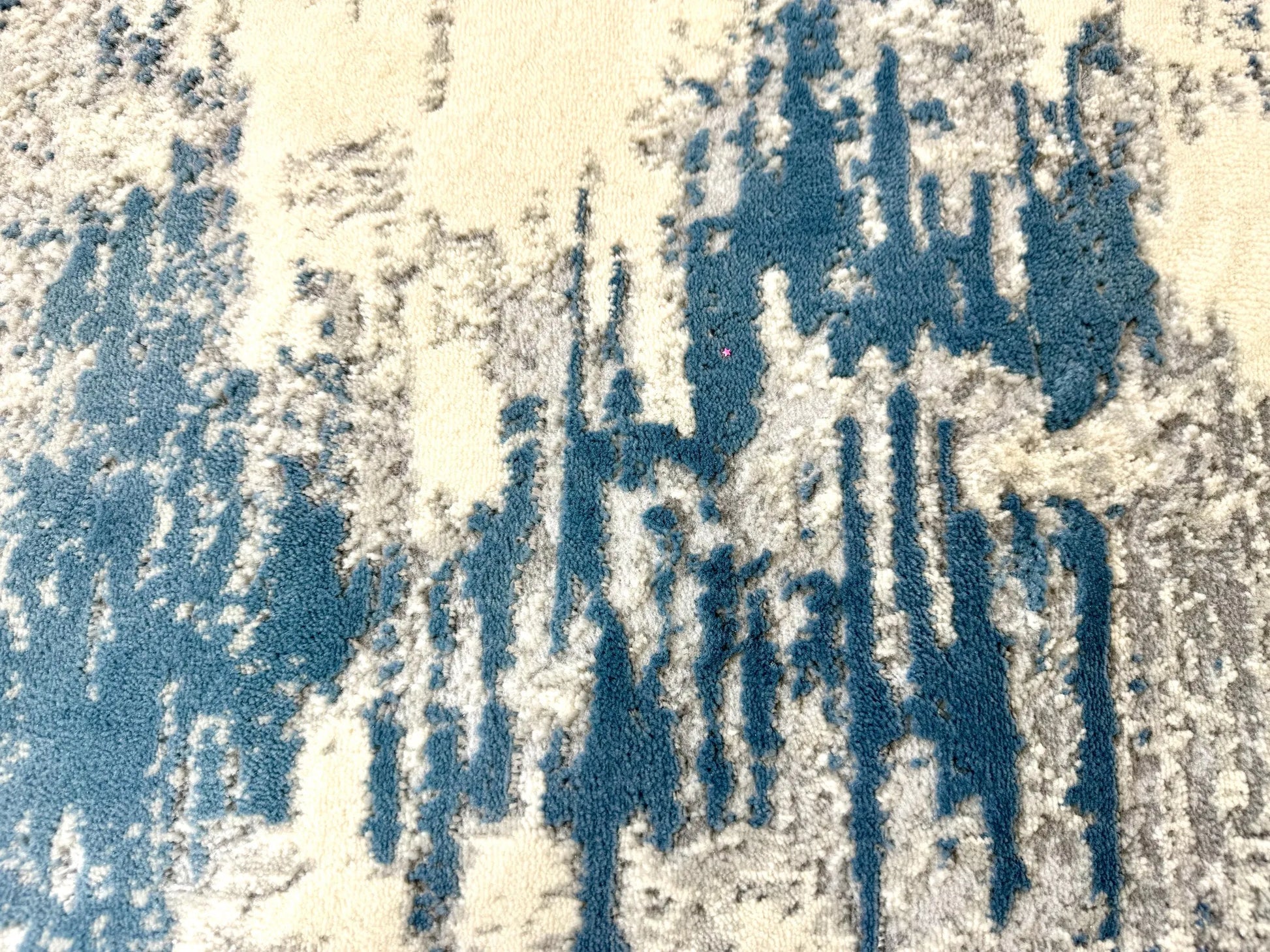 Sur Grey Sky Blue Carpet (Runner)