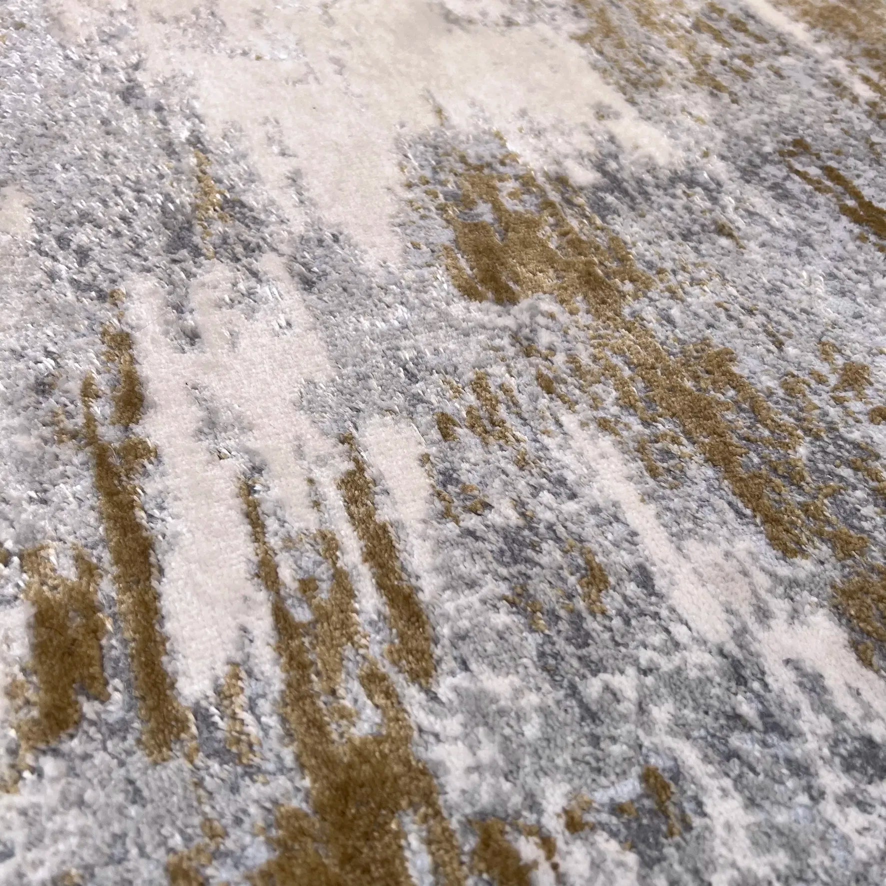 Jewel Grey Gold Carpet (Rectangle)