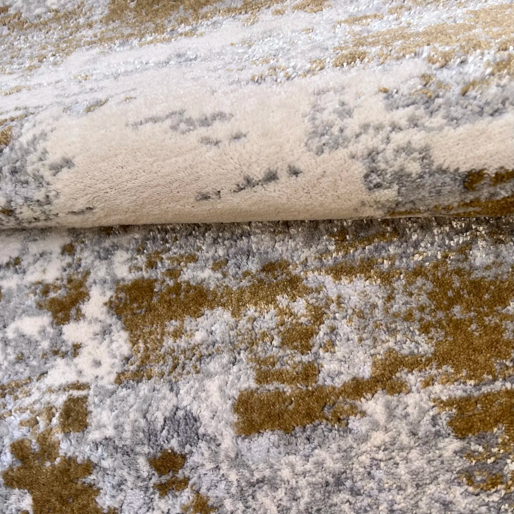 Jewel Grey Gold Carpet (Rectangle)