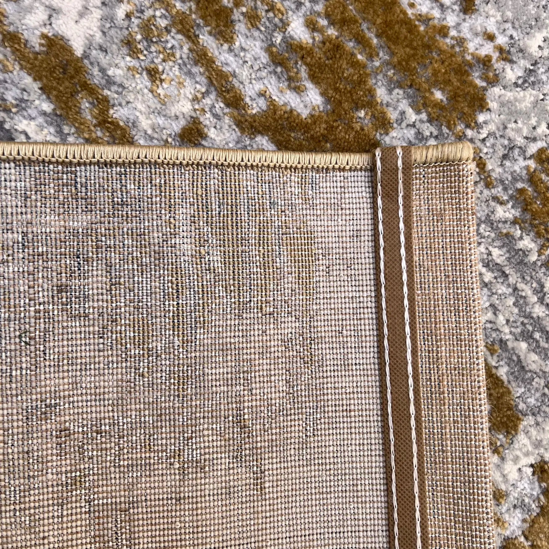 Jewel Grey Gold Carpet (Rectangle)