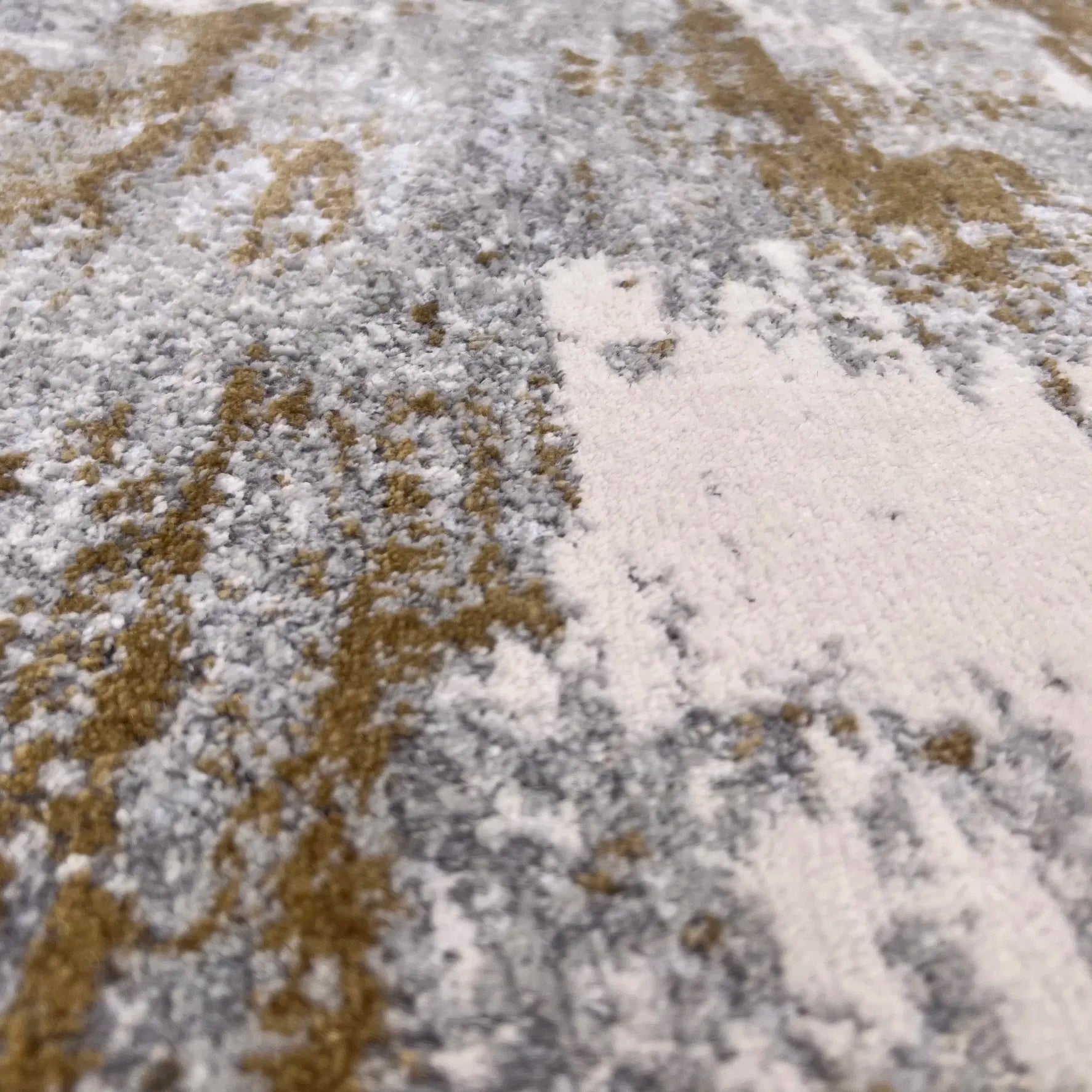 Jewel Grey Gold Carpet (Rectangle)