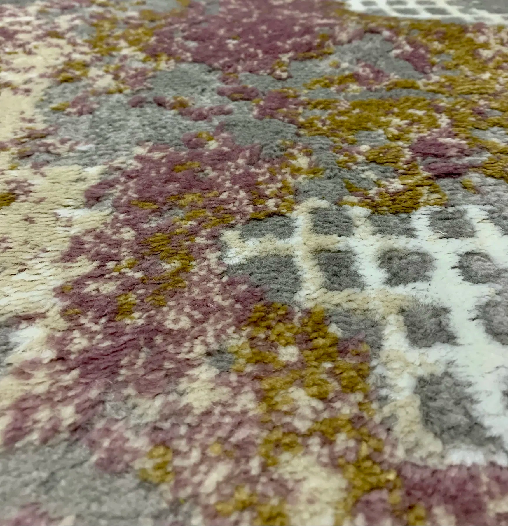 Diana Grey Pink Carpet (Rectangle)