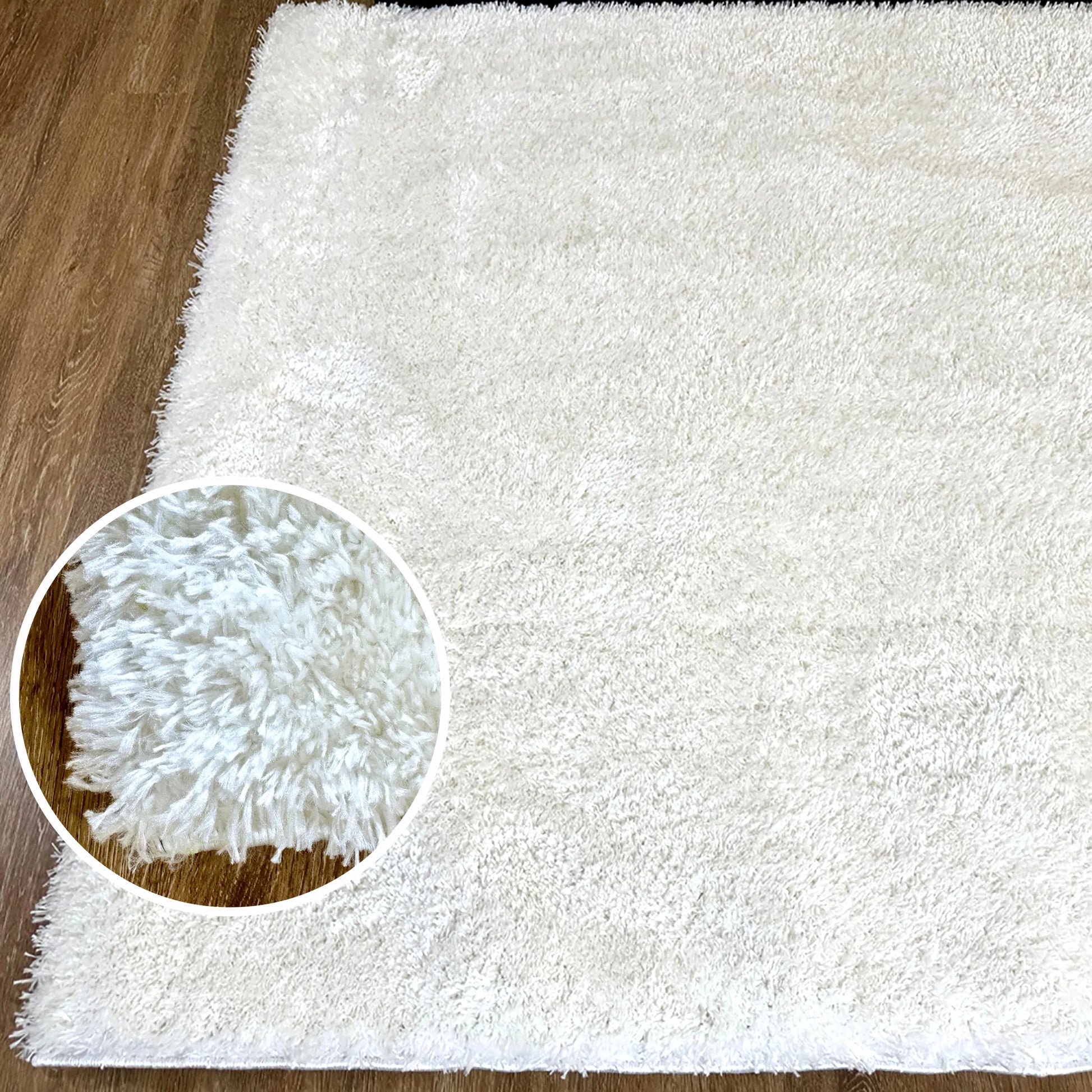 Fluffy White Carpet (Rectangle)