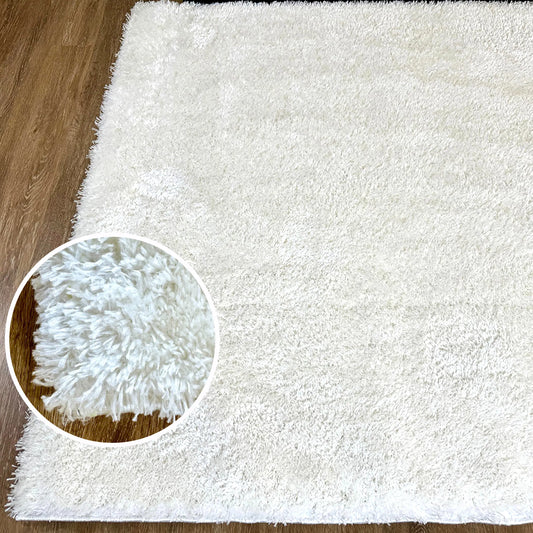 Fluffy White Carpet (Rectangle)