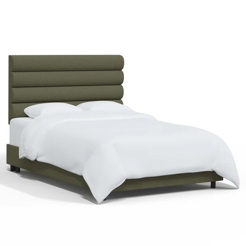 Robert Upholstered Bed (Choose size, fabric, colour & legs)