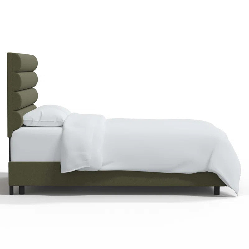 Robert Upholstered Bed (Choose size, fabric, colour & legs)