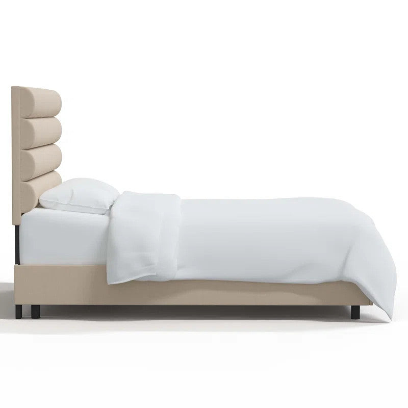 Robert Upholstered Bed (Choose size, fabric, colour & legs)
