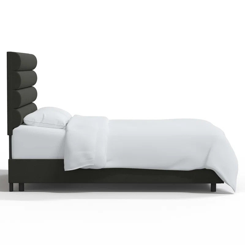 Robert Upholstered Bed (Choose size, fabric, colour & legs)
