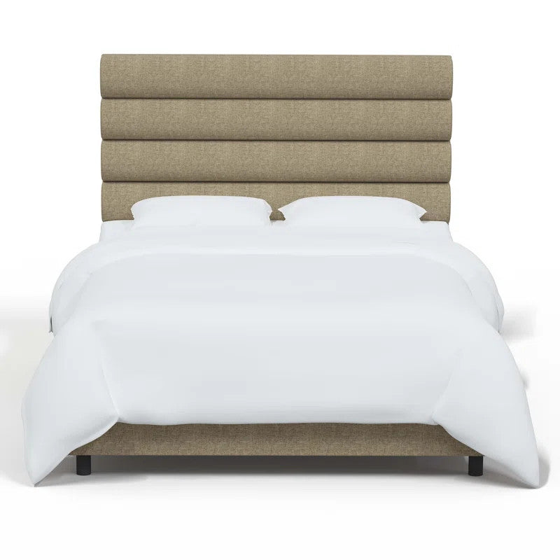 Robert Upholstered Bed (Choose size, fabric, colour & legs)