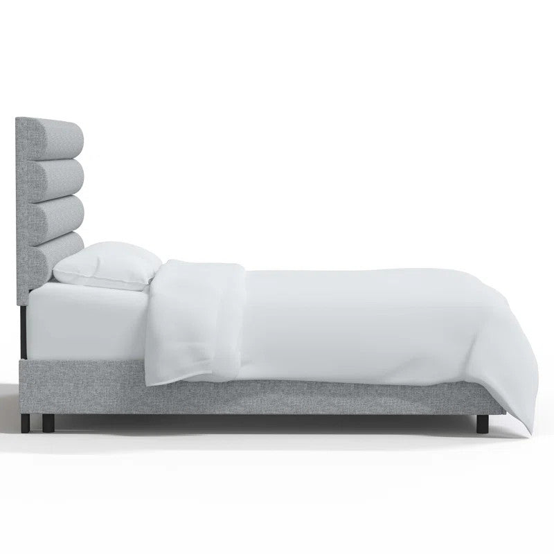 Robert Upholstered Bed (Choose size, fabric, colour & legs)