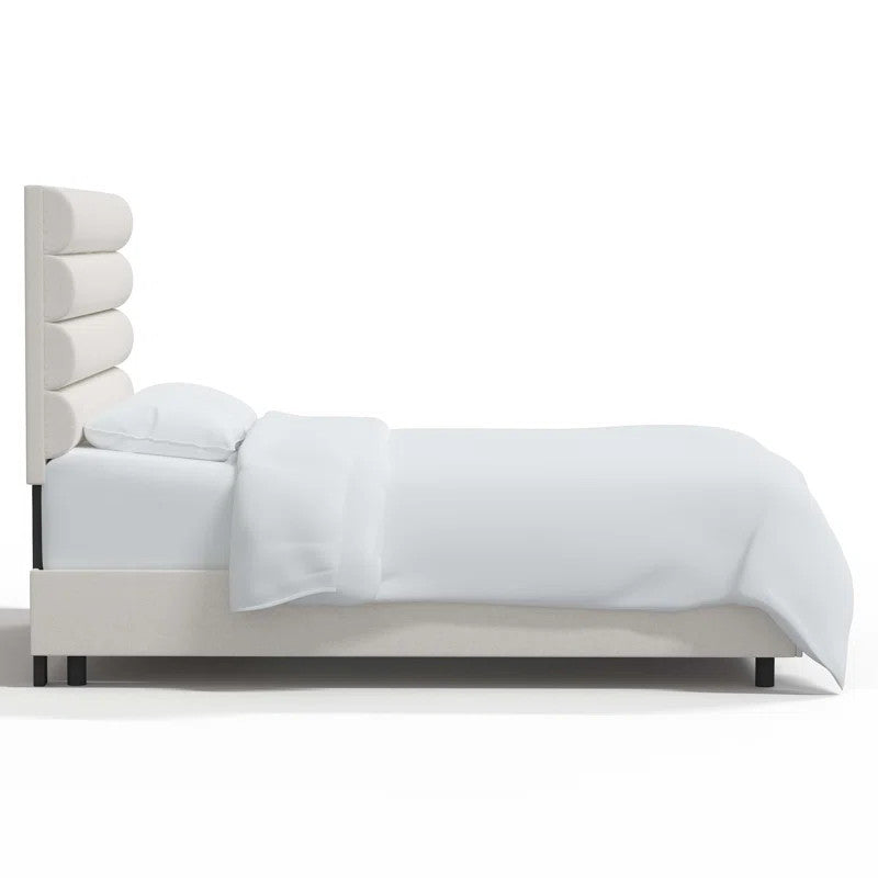 Robert Upholstered Bed (Choose size, fabric, colour & legs)