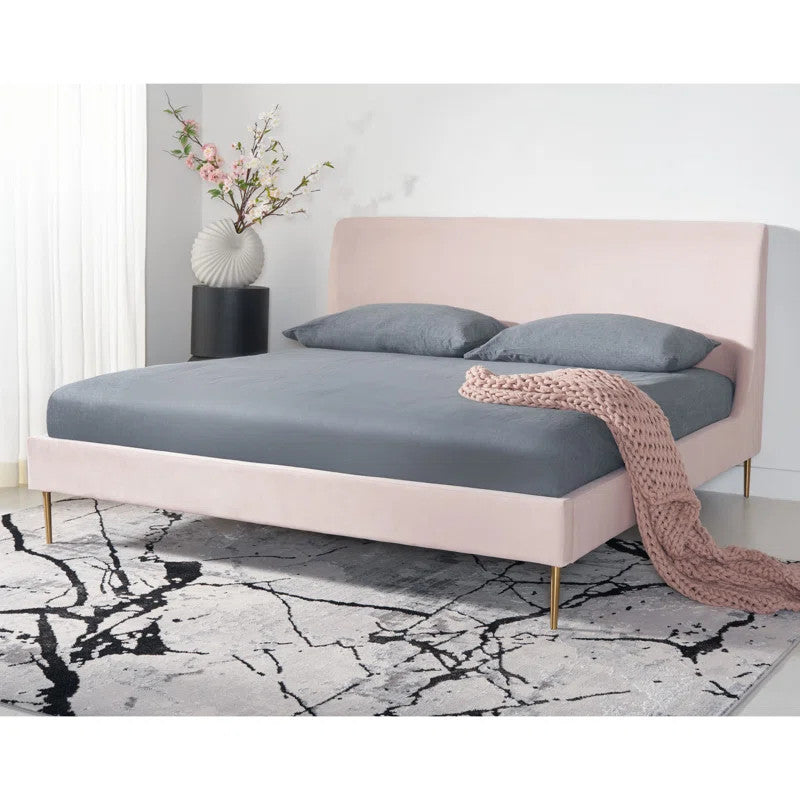 Harold Upholstered Bed (Choose size, fabric, colour & legs)