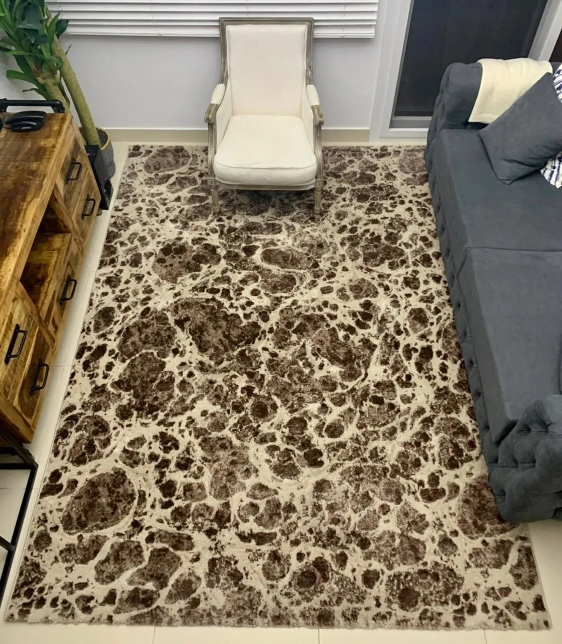 Pebbles Brown Carpet (Rectangle)