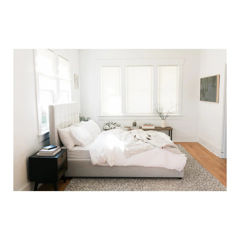 Frank Upholstered Bed (Choose size, fabric, colour & legs)