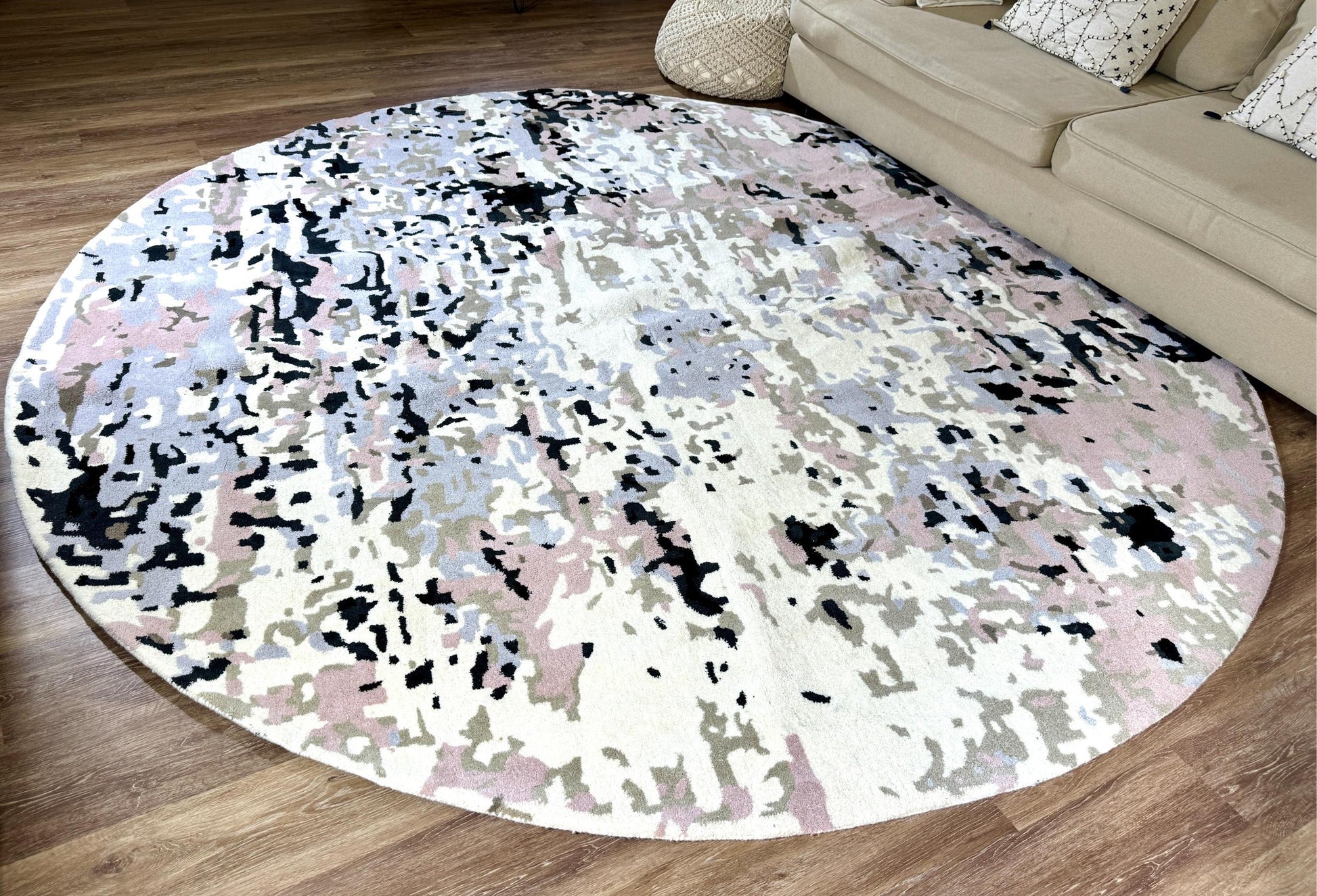 WOOLSILKABSTRACT-YA20221220-Beige-1 - Handpicked Furniture AE