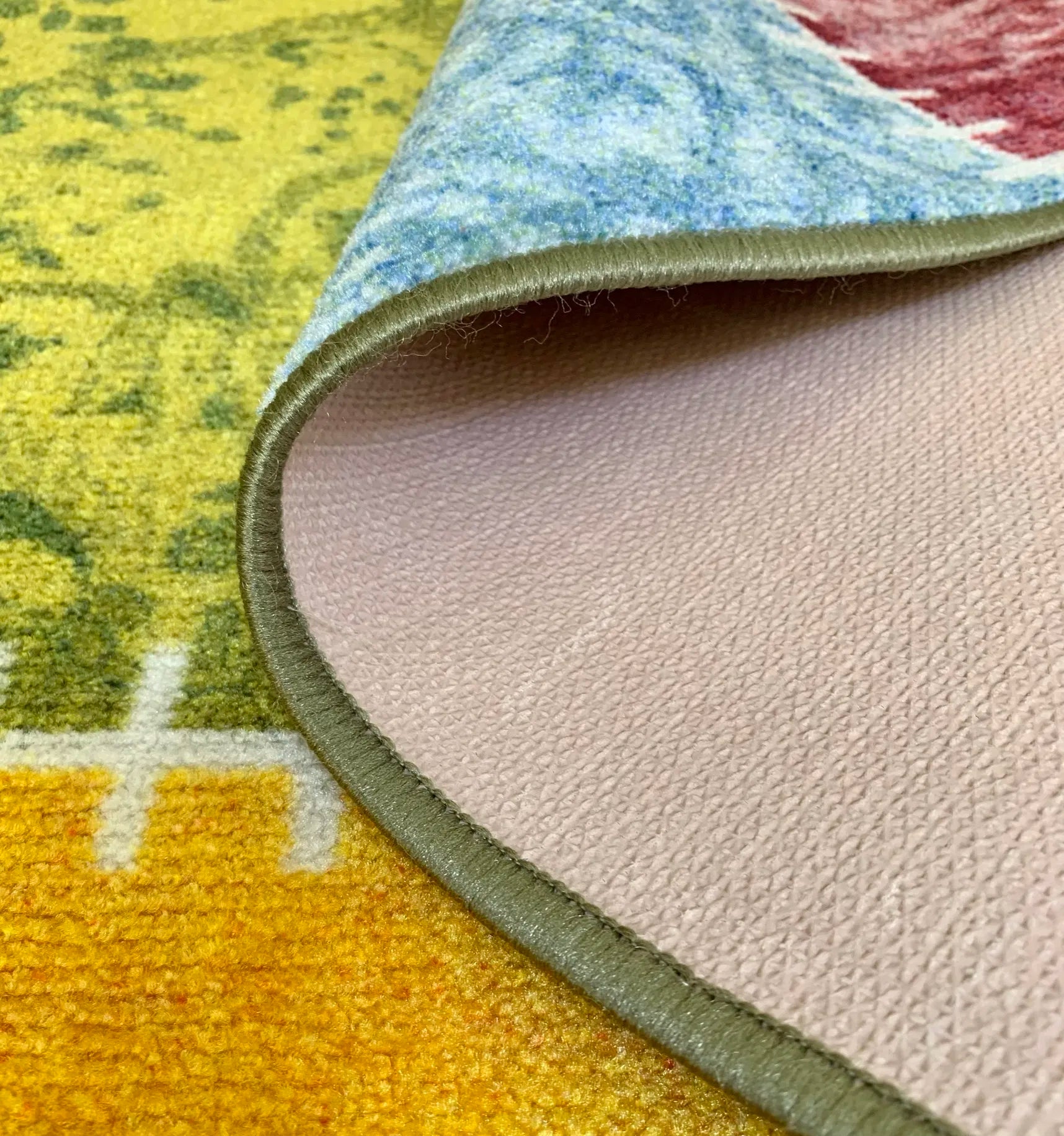 Rainbow Multi-Coloured Carpet (Rectangle)